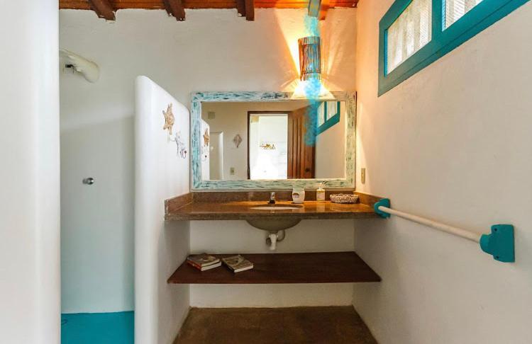 Espelho Bahia Blue House Bed & Breakfast Praia do Espelho Exterior foto