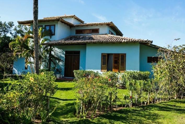 Espelho Bahia Blue House Bed & Breakfast Praia do Espelho Exterior foto