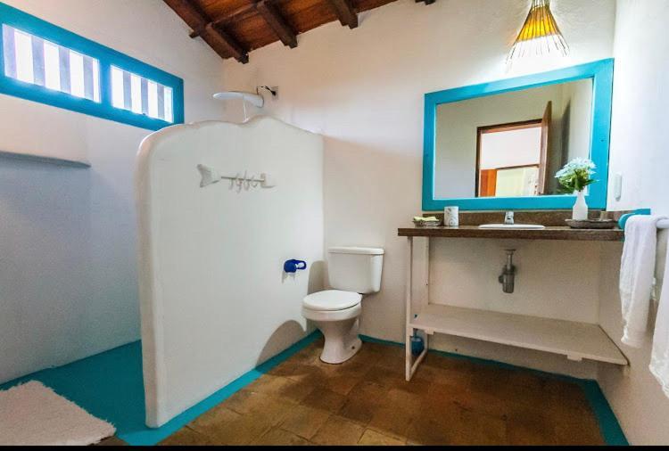 Espelho Bahia Blue House Bed & Breakfast Praia do Espelho Exterior foto