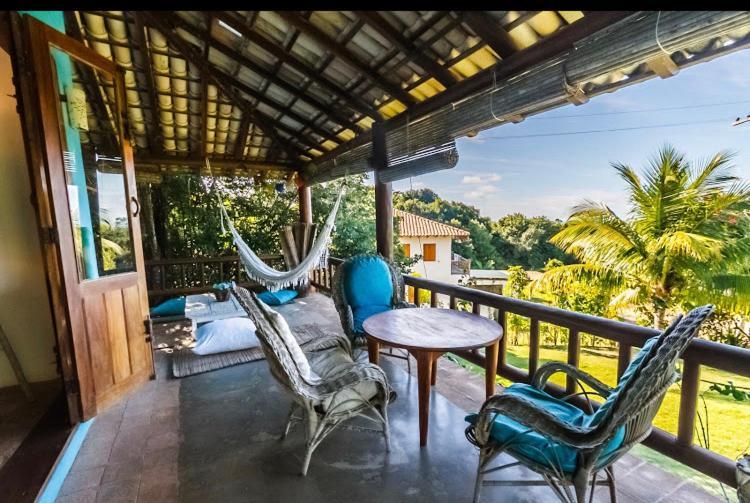 Espelho Bahia Blue House Bed & Breakfast Praia do Espelho Exterior foto