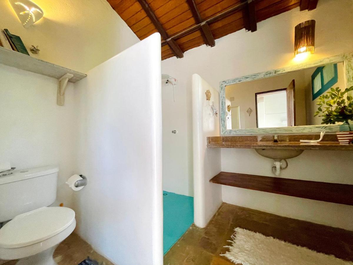 Espelho Bahia Blue House Bed & Breakfast Praia do Espelho Exterior foto