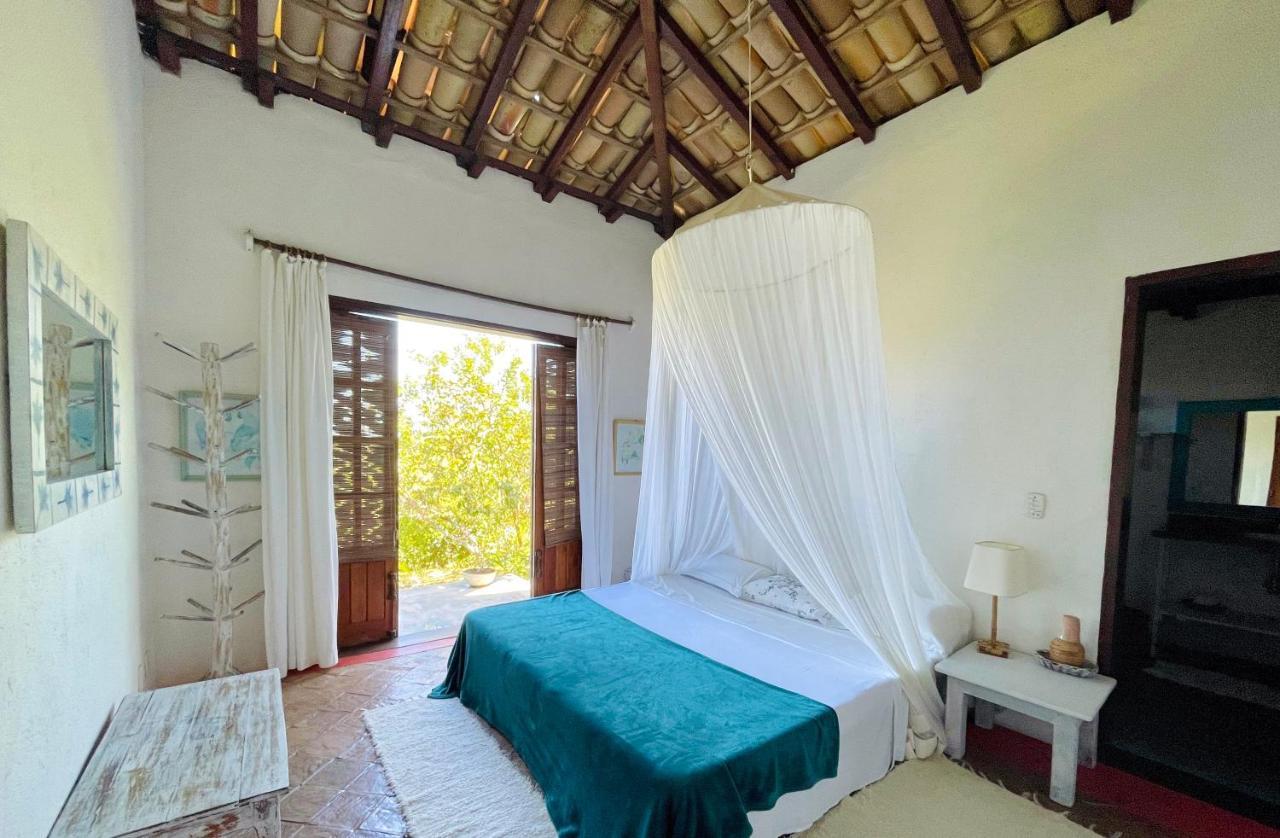 Espelho Bahia Blue House Bed & Breakfast Praia do Espelho Exterior foto