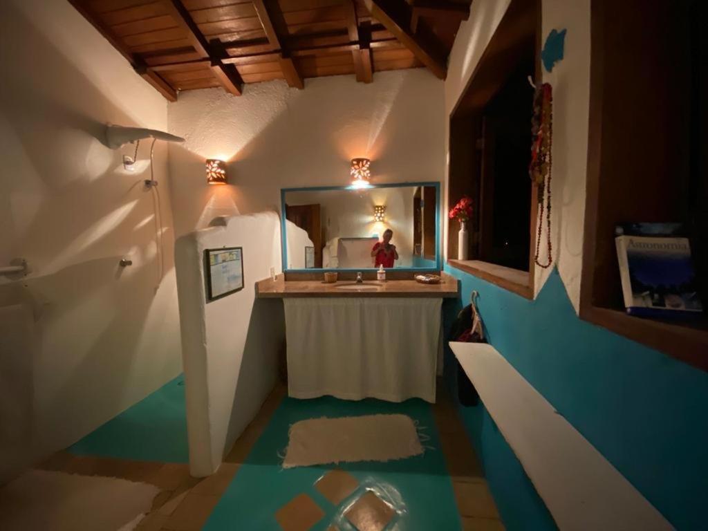 Espelho Bahia Blue House Bed & Breakfast Praia do Espelho Exterior foto